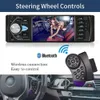 Car 1Din stéréo MP5 MP3 Bluetooth Radio FM USB Autoradio 4,1 pouces Support arrière View Mirrolink Contrôle du volant