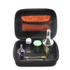 Rörsatser set med 12 -stycken örtkvarn Snuff Pill Box Bottle Snorter Dispenser Nasal Case Container Lagring Smoking Carry Bag ZZ