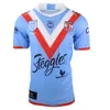 Jersey 2022 Australian Roosters Home/Away Fall Sleeve T-shirt Olive Sportswear Rugby