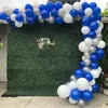 Party Decoration 142st Blue White Balloon Garland Arch Set For Birthday Parties Holidays Graduation Ceremonies Hem Bakgrund Dekorationer