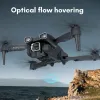 Drony Nowy dron H66 Mini Dron 4K Profesjonalne ciśnienie powietrza stała wysokość HD podwójna kamera przepływ optyczny RC Dron Składane quadcopter zabawki dla dzieci