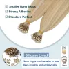 Extensions Sego 1g / s Nano Ring Heuvraines HEURS HEURS CHELD FUSHION TIPPIED REAL HEIR Micro Perles Liens Poive-Hoids Hair Full Head Hair for Women