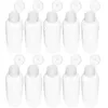 Storage Bottles 10 Pcs Clear Container Squeeze Bottle Travel Size Plastic Toiletries Transparent Toiletry Shampoo Conditioner