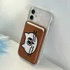 Cell Phone Cases Cute Cat Card Holder Accessories For Magsafe Magnetic Wireless Charge Case For iPhone 15 14 13 12 11 Pro XS Max X XR 7 8 Cover d240424