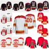 KOB Reverse retro hockey 16 Nikita Zadorov Jerseys 22 Trevor Lewis 58 Oliver Kylington Blake Coleman Mikael Backlund Noah Hanifin Rasmus an