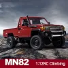 Cars Mn82 Rc Car 1/12 Retro Rtr 2.4g Full Scale Simulation Offroad Climbing Fine Interior Headlights Adult Boys Toys Christmas Gifts