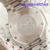 AP Calendar Wrist Watch Royal Oak Series Silver Disc Automatic Mechanical Mens 26320ST.OO.1220ST.02