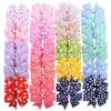 Daisy Floral Cotton Kids Bows Hair Clip Fashion Print Cheer Up Bowknot Hair Barrette For Baby Girls Sweet Hairpin Accessories