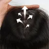 Toppers 10 inch Natural Hairline Toupee 9x14cm zachte kanten base ademend haartopper 100% menselijk haar voor vrouwen clip in haaruitbreiding