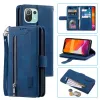 Case 9 carte Custodia per il portafoglio per Xiaomi Mi 11 Lite 4G Telefono Candatura Slot Flip Flip Follio con cinturino da polso per Xiaomi Mi 11 Lite 5G