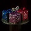 Blazers Tulips Flower Candy Box cadeau Cadeau Boîtes en carton Boîte d'emballage Cadeau petit cadeau pour l'anniversaire de mariage Fête de baby Shower décore