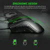 Mäuse Razer Deatadder Essential Wired Gaming Maus 6400DPI Ergonomische Mäuse Professionelles optischer Sensor Razer Mäuse für Computer