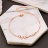 Charm Bracelets Mama Letter Bracelet For Women Simple Gold Color Double Layer Chain Fashion Birthday Jewelry Mom Mother's Day Gift