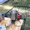 Travel Cup Folding Water Cup rostfritt stål mugg camping koppar hushållsredskap kaffemassbart hopfällbart eko återanvändbart mat 240420