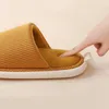 Pantofole autunno e inverno di cotone femminile semplice coppia di colori solidi casa arredata non slip scarpe calde