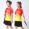 Maglie per bambini tavolo ping ping pong badminton camicia esercitati abbigliamento sportivo di alta qualità