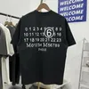 ファッションスポーツTシャツブランドのデジットパターンプリント半袖男性女性服高品質の柔らかい服240416