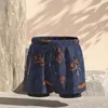 Costumi da bagno maschile uomini adolescenti tronchi da nuoto anti -imbarazzo sciolto a secco a secco rapido shorts da bagno in spiaggia set da bagno calda primaverile d240424