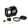 Камеры C30 сплав сплав в клетке защитный корпус чехл пакет мешок металлический каркас+UV -фильтр для SJCAM SJ4000 SJ5000 H9 H9R SJ9000 SOOCOO C3 Клоун Рыба