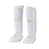 Products White Karate Knee Warmer Taekwondo Shin Guard Boxing Gloves Shank Foot Protector Men Sports Socks Adult Kids