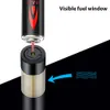 Metal Iatable Butan Torch Lighters Outdoor Windproof Portable Turbo BBQ Blorka Widoczna bez gazu zapalniczka bez kuchni gazowej