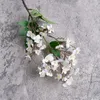 Fleurs décoratives petites fleurs artificielles branche cerise pêche fleur de table d'accueil accessoires décor