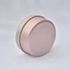 80 ml Portable Refillable Rose Gold Round Cosmetic Aluminium Tin Curs Diy Ny tom Cream Candy Metal Storage Aluminium Box