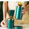 Storage Bottles Creative Ceramic Chopstick Rests Household Tableware Racks Kitchen Drain 2 Piece Set Holders Items