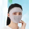Шарфы против UV Ection Щит сетка солнцезащитный крем. Вуаль Защита Солнце Защита привод крышки маски намерение гини лето