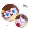 Hårtillbehör 5/6 datorer/Set Girls Cute Cartoon Fresh Fruit Bow Star Ornament Hair Clips Barn Färgglada blommor Hårnålar Kid Hårtillbehör