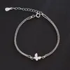 sailormoon sister bracelet designer Double Layer Diamond Butterfly Light Bead Bracelet for Women's Chic Korean Small and Popular Fashion Handpiece S3816