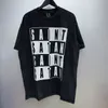 Saint Michael T Shirt Männer Frauen T-Shirt American High Street Multi-Stil Kurzarm klassisches abstraktes Print Crewneck T-Shirt Tops T-Shirt