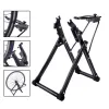 Verktyg Bike Wheel Truing Stand Tire Truing Stand Holder Support Mountain Road Bike Justerbart underhållsverktyg för 16 29 tums cykel