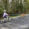 Strumenti di rimorchio per biciclette di rimorchio in bicicletta corde elastiche in nylon con gancio universal mountain bike per la corda di rimorchio per cani guinzaglio