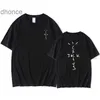 Traviscott Designer Fashion Cobranded Luxury Scottlys Hiroshi Classic T Shirt Style Graffiti Blushirt Mens and Women Tshirt Coupl Tee Wiele styl