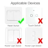 Controle moes mini diy tuya zigbee smart 1/2 gangue de gangue de luz de comutação hub de switch requer necessidade de vida smart vida