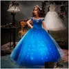 Sukienki dla dziewcząt uporpor kudel księżniczka LED LED LIGE Sukienka na Boże Narodzenie przyjęcie