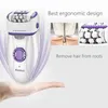 Epilator Original Kemei Washable Epilator Electric Female Facial Body Hair Removal Rechargeable Leg Bikini Lady Shaver Callus Remover d240424