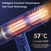 Elektrisk hårtork Strong vindsalongluft Cold Negative Ionic Hammer Blower Dry Professional 240412