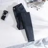 Женские джинсы Женские штаны Большой размер высокий весенний осень осень обтянутые пленки на карандаш панталоны Vaqueros mujer