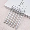 Nail Brushes Art Liner Set Design Brush Striping Thin Long Lines Dotting Drawing Pen UV Gel Polish Painting