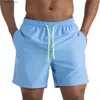 Мужские шорты Fashion Summer Men Beach Short Brand Casual Cafure Board Board Boxer Trunks Бермудские острова H240424