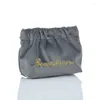 Bolsas de cosméticos Bolsa de batom para mulheres Viagem Maquiagem de veludo bordado mini higienetril organizador de bolsas de armazenamento