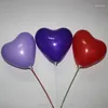 Décoration de fête Logo personnalisé Ballons de cœur imprimées Promotionnels Publicité pour enfants Toys 10 pouces en gros