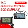 Tillbehör Electric Bicycle Conversion Kit Display 36V 48V Vattentät SM Plug LCD Ebike Intelligent Display Electric Bike Kit Tillbehör