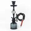 Smoking Pipes Arabic Hookah Set Small Double Glass Bottle Smokestack Ceramic Bowl Hose Accessories Birthday Gifts Are Suitable For Family T240423