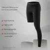 Tights Football Legings Tight Pants Fitness Base Trousers Män Basket Running Leg Yoga Övning Ett beskuren lager Sportkomprimering