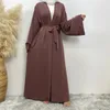 Roupas étnicas Mulheres muçulmanas vendem Dubai Abaya Longo Vestido de Lavagem Cabeça com Cinturão Africana das Mulheres Islâmicas