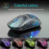 Myszy Bluetooth Wireless Gaming Mouse 2400dpi Kolorowa zwrotna lekka lekka skorupa ergonomiczna myszy Myte dla graczy komputerowych