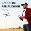 Drones L500 Pro 4K GPS Drone avec appareil photo Brushless Pro Quadcopter FPV 5G WiFi 1,2 km 25mins Flight RC Helicopter Camera Mini Drone 250G